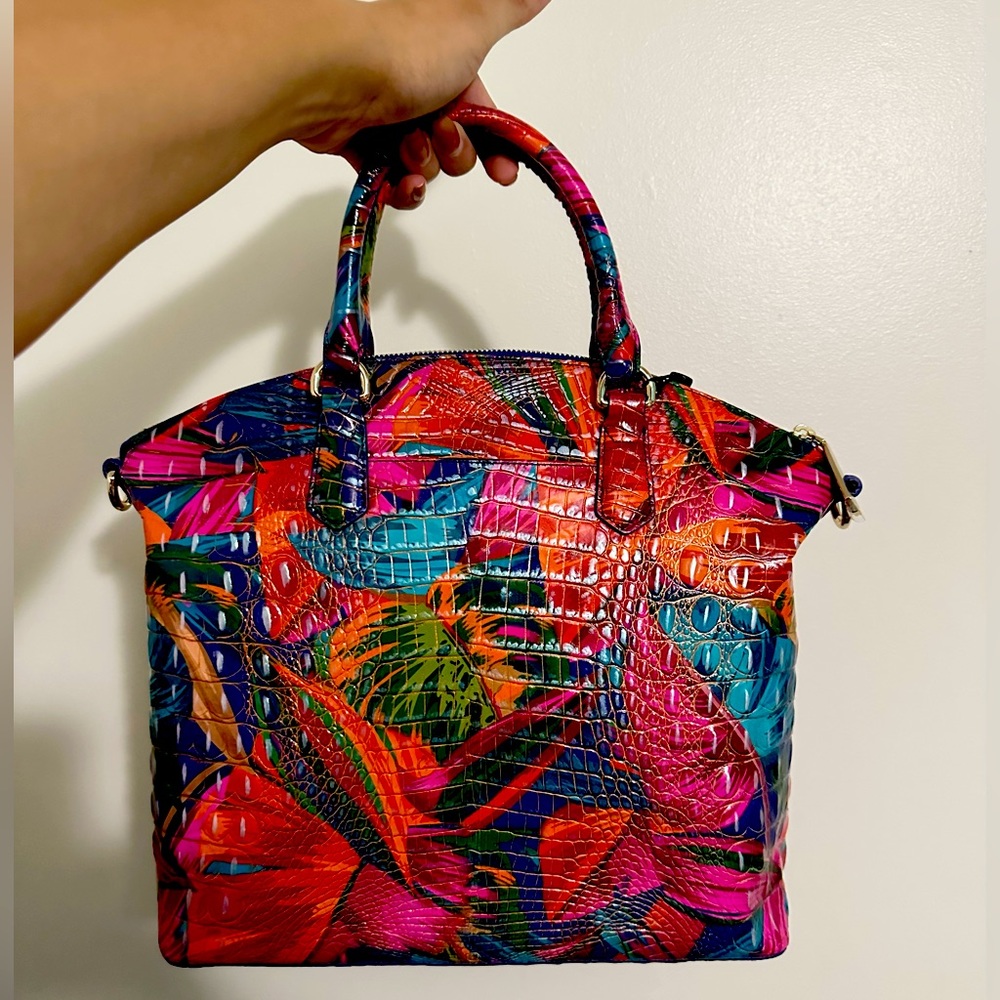 Brahmin Large Duxbury Satchel Lush Melbourne
